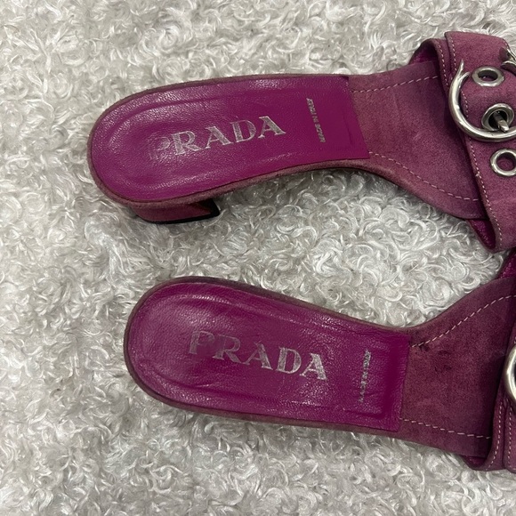 Prada Heels Block women’s Clogs Sandals - Picture 4 of 10
